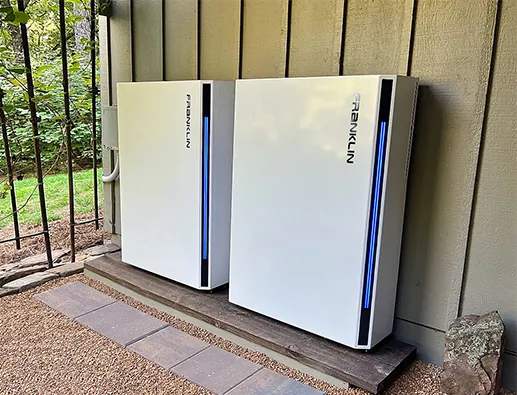 Two FranklinWH whole-home batteries installed by AEC Solar